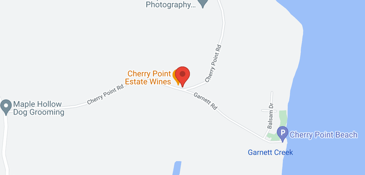 map of 840 CHERRY POINT ROAD